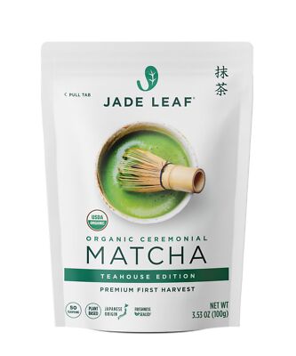 Jade Leaf Matcha Organic Green Tea Powder - Teahouse Edition - Premium First ...