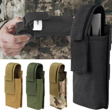 Molle Flashlight Holder Tactical Knife Sheath Pouch Military Multiuse Tool Pouch