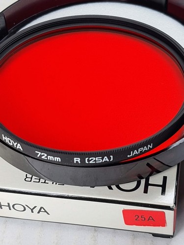 Hoya 72mm Red #25A Glass Lens Filter 72 mm 25A 25 A Black & White Film 72 Japan - Picture 3 of 8
