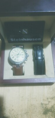 vintage steinhausen 35 jewels with box and certificate unworn