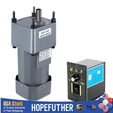 110V 250W AC Gear Reduction Motor Electric + Variable Speed Control Reversible!