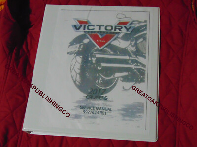 2013-2017 Victory cruisers vegas gunner high ball hammer service manual binder
