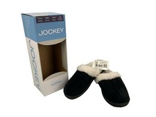 Jockey Women's "Lenore" Black Mule Slippers... size 6.5-7
