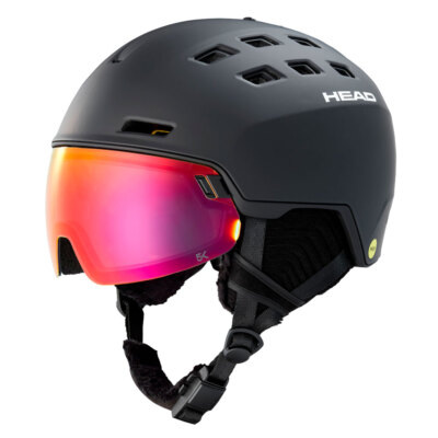 HEAD Radar 5K Mips Visor Black Ski Helmet (323332) | eBay