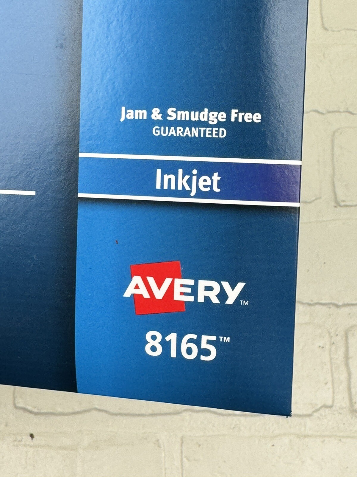 Avery 8165 TrueBlock Inkjet Shipping Labels 25 Sheets 81/2" x 11" eBay