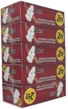 4 Aces Regular 100Mm (100S) RYO Cigarette Tubes 200Ct Box (5 Boxes)