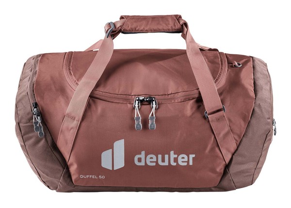 Deuter Duffel 50 Reisetasche Tasche Caspia - Raisin Mauve Braun Neu-image