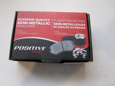 Positive Plus PPFD1584 Semi-Metallic Disc Brake Pad Set, Front