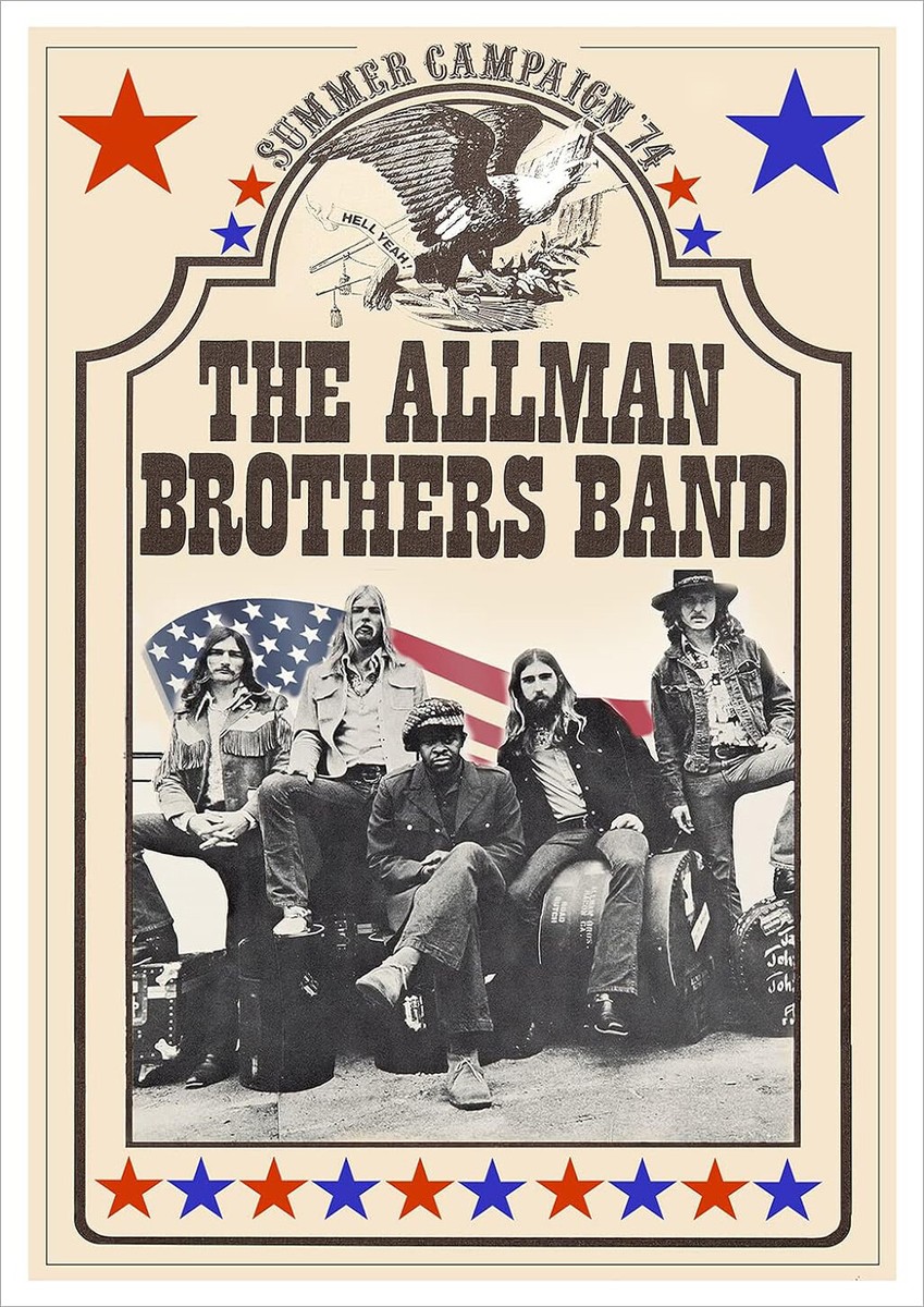 allman brothers band ビンテージコンサートポスター The Allman Brothers Band - Live At The Atlanta International