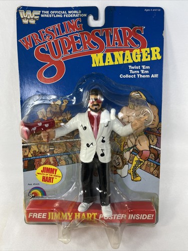 VINTAGE WWF LJN Wrestling Superstars MOC Jimmy Har...