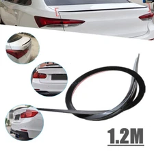 1.2M Car Rear Wing Lip Spoiler Tail Trunk Roof Black Trim Universal Accessories