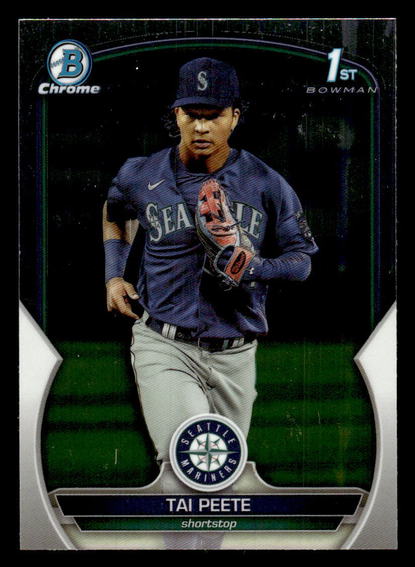Tai Peete 2023 Bowman Draft Chrome #BDC-28