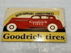12” Goodrich Tires Dealer Vintage Style Steel Metal Sign