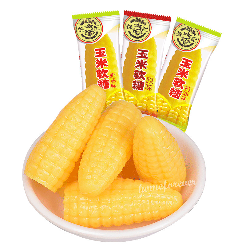 500 g Xufuji Suave Maíz Con Sabor a Caramelo Lindo Regalo Comida China Snack