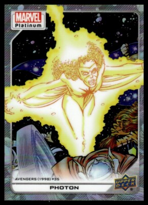 2022 UD Marvel Platinum Rainbow Photon #199