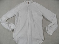 DNL beautiful unisex shirt white stand-up collar size 38-15 top bi1118