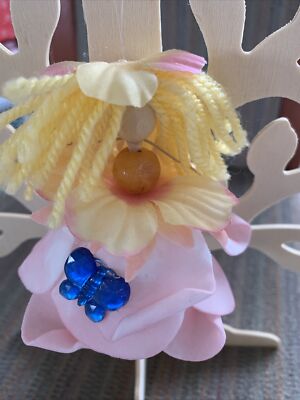 Handgefertigte rosa Schaumstoff Blumenfee