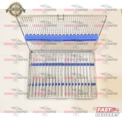 Rhoton Micro Dissector Set 20 Pieces with Neurosurgery Surgical Instruments - Afbeelding 1 van 3