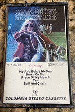 Vintage Janis Joplin Greatest Hits Audio Cassette Tape MINTY RARE