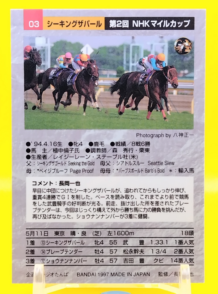 その他 EPOCH HORSE RACING TRADING CARDS Shinko Lovely - Thoroughbred Horse Racing Trading Card Vintage TCG