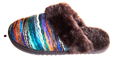 LAMO Juarez Scuff Slippers Women's Size XXL (US 11, EU 42,) EW1470 Chocolate