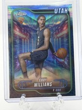 2024-25 Topps Chrome - Cody Williams, Cody Williams #160 Blue Basketball...