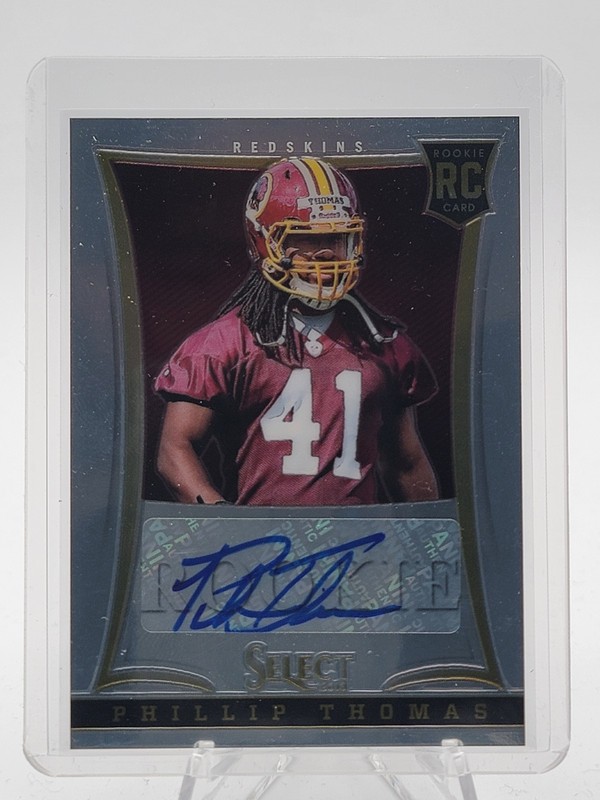 PHILLIP THOMAS 2013 SELECT ROOKIE AUTOGRAPH RC AUTO /499 #226 REDSKINS Q2091