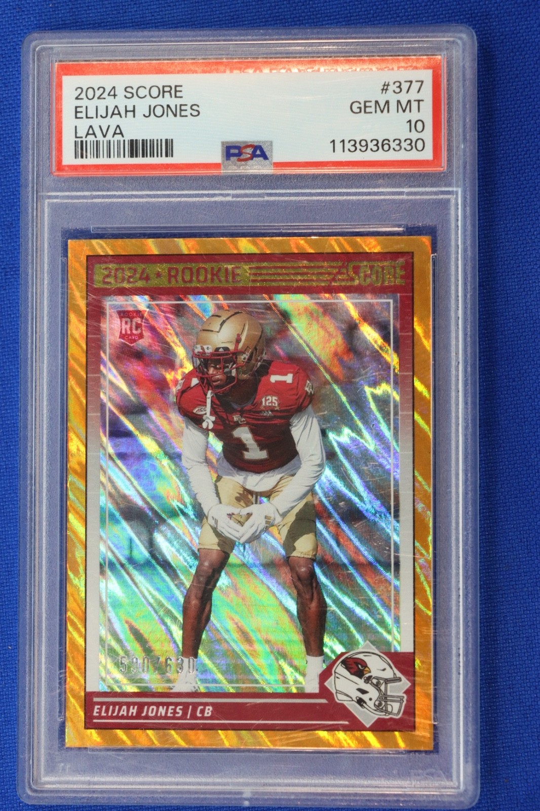 Elijah Jones Panini Score #377 Lava