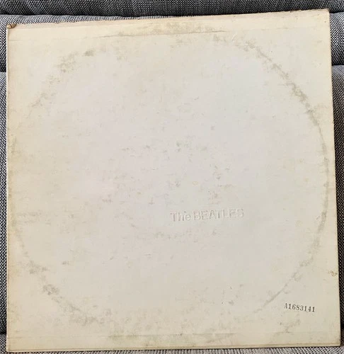 THE BEATLES WHITE 2xLP album 1968 APPLE RECORDS #SWBO-101 GF VG poster A1683141