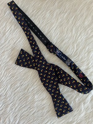 NEW The Tie Bar Bow Tie Rainbow Hearts Silk Self Tie 2'' Jesse Tyler Ferguson