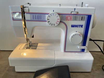 White Jeans Machine Sewing Machine 1888 Sewing Machine