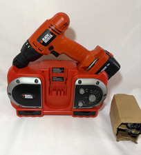 Black & Decker BDRC18 18V Taladro Inalámbrico / Kit Cargador de Radio