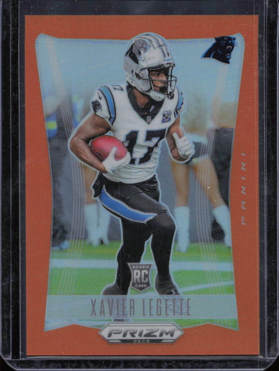 2024 Panini Prizm Deca #44 Xavier Legette Orange Prizms #/49
