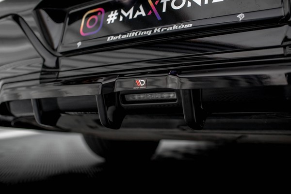 Mittlerer Diffusor Heck Ansatz DTM Look FüR BMW 7 M-Paketg70 HeckschüRze Schwarz-image