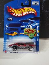 2002 Hot Wheels Olds 442 Maroon w/3 Spoke Wheels Collector No. 154 from Mattel