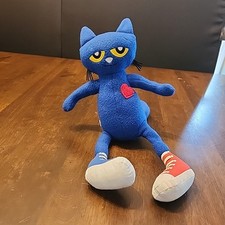 Pete the Cat 12  Plush Doll Stuffed Animal Toy By MerryMakers Inc Sneaker Shoes