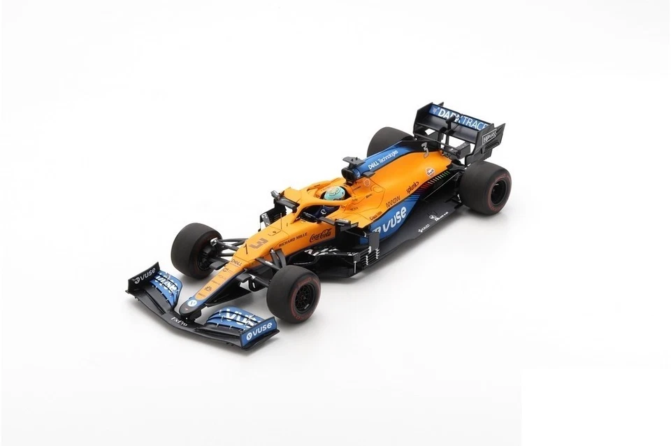 1/18 McLaren Mercedes MCL35M #3 Bahrain F1 GP 2021 D. Ricciardo Spark 18S584 - Photo 1/1