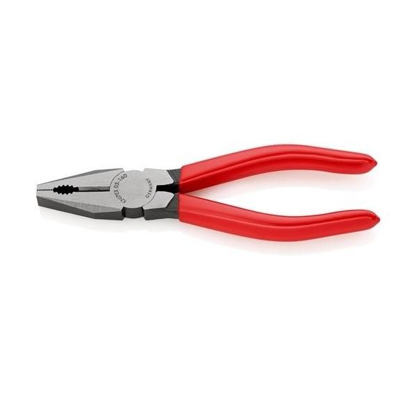 Knipex Kombizange L.160Mm Pol.Ku.-ÜBerzug Knipex-Werk Kombizangen 03 01 160-image