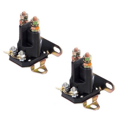 (2) Starter Solenoid Fits Exmark 52'' 60'' Turf Tracer Floating Deck Walk-Behind