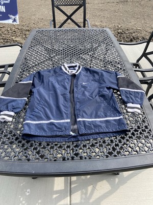VTG Nike Windbreaker Jacket Size M Blue Mesh Lined Bomber Baseball Vented RARE!