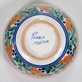 Vintage Puebla Mexican Talavera Pottery Bowl C.1930