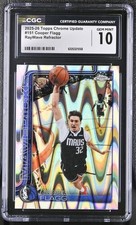 2025-26 Topps Chrome Update RayWave Refractor Cooper Flagg RC #151 CGC 10