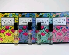 Gucci FLORA Perfume Collection Sample Spray Vial 🎄4pc Set 🎁 Nice Gift!