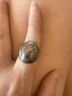 Vintage Sterling Silver Ring Unknown Size 3.8 Grams