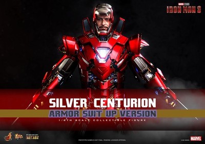 ホットトイズ 1/6 アイアンマン 3シルバー・センチュリオンMMS618D43 New Hot Toys MMS618D43 Iron Man 3 Mark 33 Silver Centurion Armor