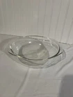 Vintage PYREX #026 3qt. Clear Glass Casserole Dish w/o Lid