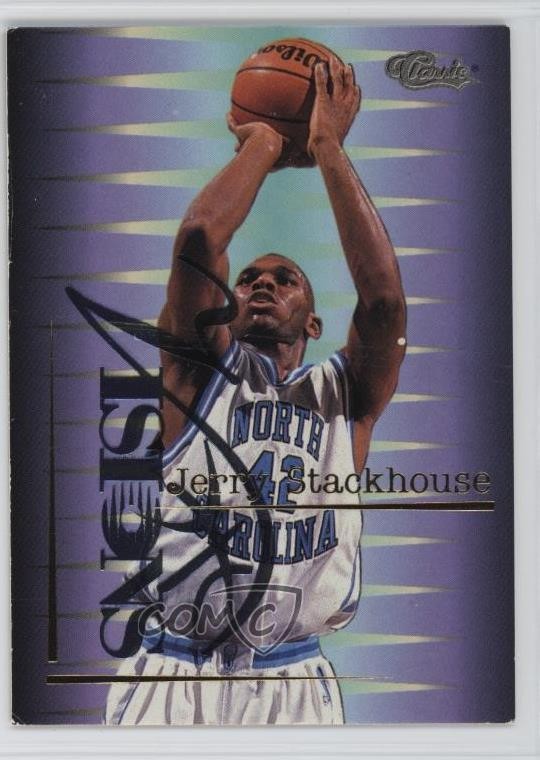 1995 Classic Visions Jerry Stackhouse #3 Rookie RC 1m35