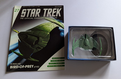 Star Trek Ship Eaglemoss Collection #27 Romulan Bird of Prey with Magazine