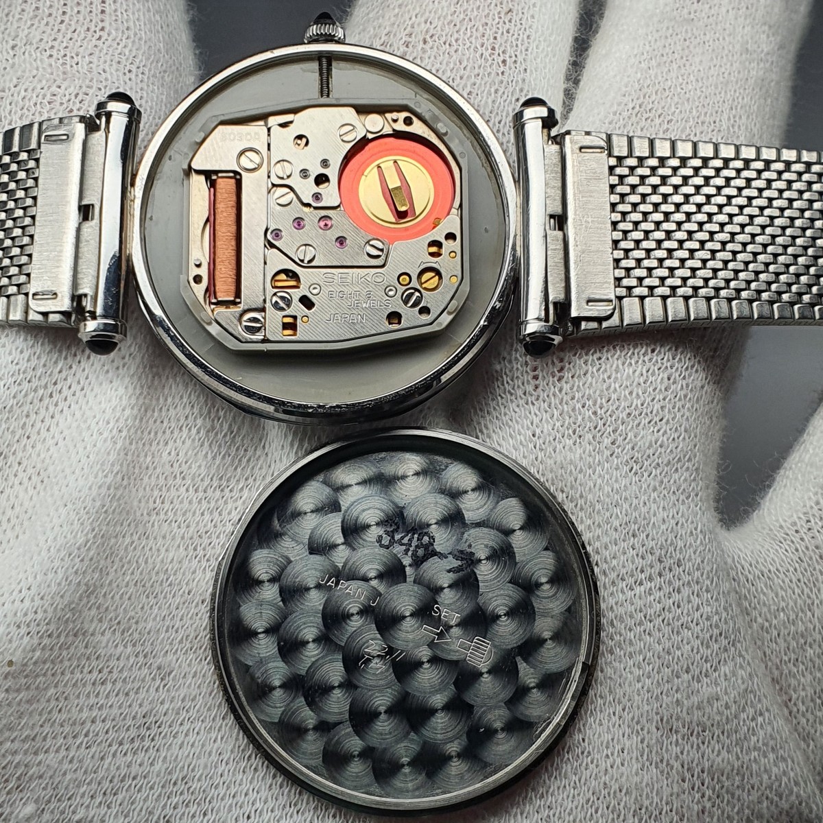 Vintage March 1980 Seiko Credor (6030-5130) Onyx Stones, Tropical