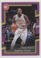 2017-18 Panini Donruss Press Proof Purple /199 Taurean Prince #3 g6p